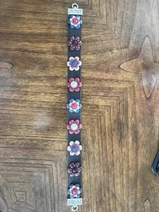 Brighton Black Flower Strap - Picture 1 of 14
