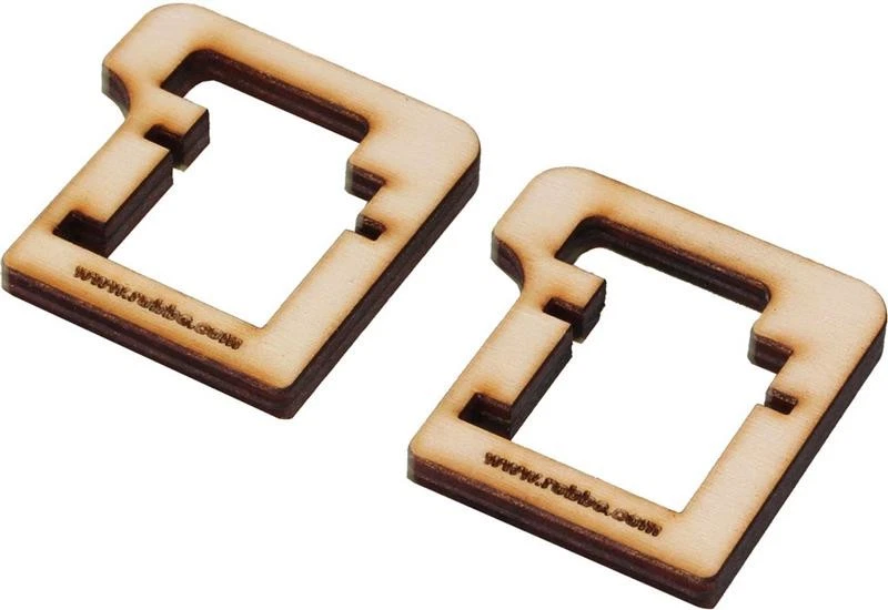 Robbe Modellsport CNC SERVORAHMEN FS 282 BB MG (1 PAR) / 91093000 - Imagen 1 de 1