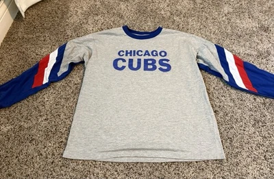 Chicago Cubs Women’s Starter Long Sleeve Shirt - Size Medium - Image 1 of 4