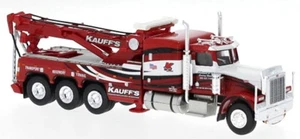 Brekina 1973 Peterbilt 359 Tow Truck Red/White Kauff's #86275 HO 1/87 Scale - Picture 1 of 1