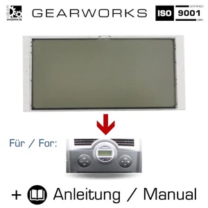 Display climatizzatore per RENAULT Megane Scenic 2 modalità 5V riparazione - Foto 1 di 7