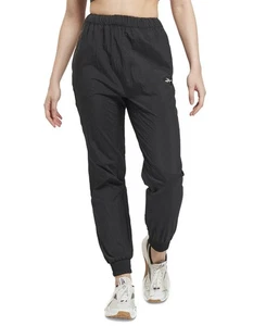 Reebok Women's Work-Out Ready Woven Pants (Night Black, Large) - Picture 1 of 3