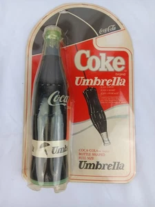 Ombrello a forma di bottiglia Coca Cola vintage NOS 1985 nuovo in confezione spedizione veloce!! - Foto 1 di 9