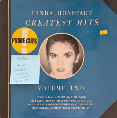 Linda Ronstadt Greatest Hits Vinyl Record VG/VG AS 52 255 1980 - Image 1 of 2