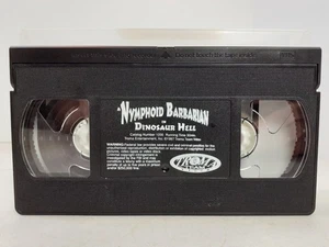Nymphoid Barbarian in Dinosaur Hell VHS Tape 1997 Troma Team Video *NO BOX* 825 - Picture 1 of 5