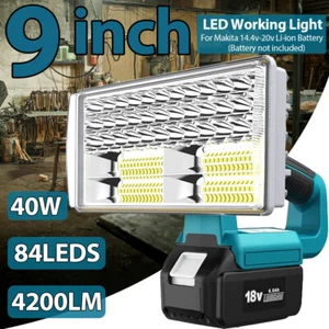 40W 4200LM Cordless LED Work Light for Makita 18V LXT Battery Handheld Spotlight - Picture 1 of 10
