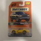 Vintage 1997 Matchbox Dodge Viper #56 of 75 Super Car Series New On Card Yellow