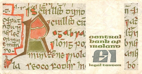Ireland   1  Pound  29.09.1982  Series  KKG  Circulated Banknote Top3 Cover