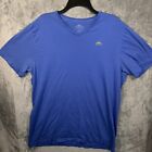 Lacoste T-Shirt Men’s XL Short Sleeve Solid V-Neck Green Alligator Blue