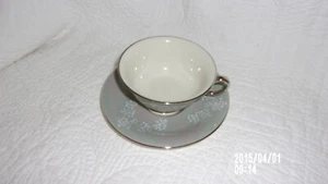 Vintage Castleton China Lace Pattern Footed Cup and Saucer/EXCELLENT CONDITION - Picture 1 of 4