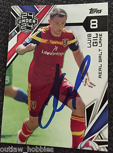 Real Salt Lake Luis Gil Signed Autographed 2015 MLS Topps Card 