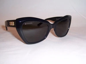 NEU BALENCIAGA SONNENBRILLE BB 0271S 001 SCHWARZ/GRAU 56 MM AUTHENTISCH 0271 - Bild 1 von 7