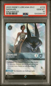 Disney Lorcana Rise of the Floodborn #216 Namaari Morning Mist Enchanted PSA 10 - Picture 1 of 2