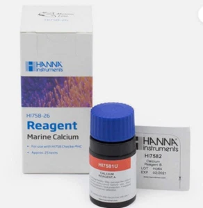 Hanna Instruments Marine Calcium Checker® HC Reagents (25 Tests) (HI758-26) NEW - Picture 1 of 6