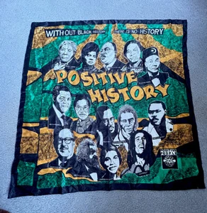 FOULARD TESTA Positive People Kacy World Colori Storia Nera Marcus Garvey... - Foto 1 di 7