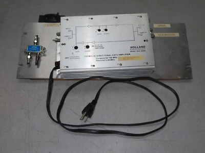 Holland Cable TV Distribution Amplifier 54 to 750MHZ 36db HCA-36ERA SBD AB-2 - Image 1 of 4