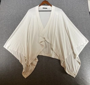 Banana Republic Blanco Abrigo Abierto Slouchy Suéter Chal Mujer’s Talla Única NUEVO - Imagen 1 de 11