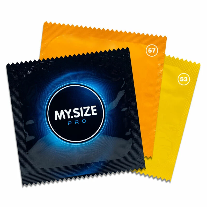 Condones de tamaño regular My Size PRO * 53 mm 57 mm de ancho * Básico * CAJA al por menor de 10 Foto 1 de 1