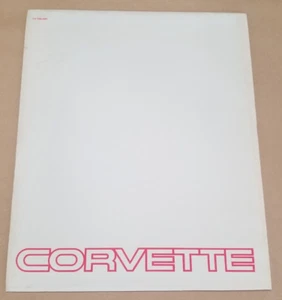 1984 Chevrolet Corvette Sales  Brochure, Paint, Pictures Like New, No Poster - Picture 1 of 11