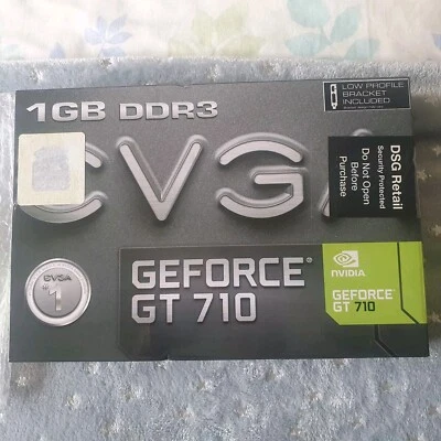 Boxed EVGA NVIDIA GeForce GT 710 1024MB PCIe Graphics Card 01G-P3-2710-KR HDMI - Image 1 of 4