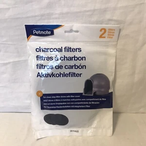 PetMate Booda Charcoal Clean Step Cat Litter Dome Air Filters Fresh Smell 2 pack - Picture 1 of 4