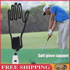 Golf Glove Holder Rack with Key Chain Glove Drying Support Frame (White)