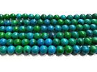 Chrysocola Dyed Round Ball Smooth 8Mm  Gemstone Plain Beads 14"Inch 1 Strand