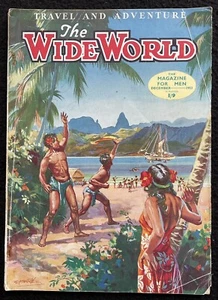 THE WIDE WORLD - December 1953, True Adventure Magazine For Men, Stories/Ads, UK - Picture 1 of 10