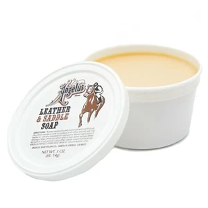 Angelus Saddle Soap Paste Leather Waterproof Conditioner Boots Shoes 3oz / 8oz - Picture 1 of 1