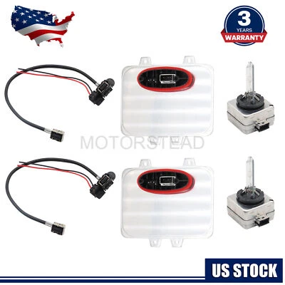 2Set Xenon HID Headlight Ballast & D1S Bulb Part For Cadillac Escalade 2007-2013 - Image 1 of 4