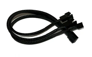 4 Pin Pwm Y Cavo Adattatore 1x mainboard Presa 3x Ventola Spina Stock IN Germany - Bild 1 von 3