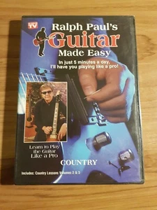 NEW / SEALED RALPH PAUL'S GUITAR MADE EASY - ROCK Rock Lessons Vol 2&3 DVD - Picture 1 of 2