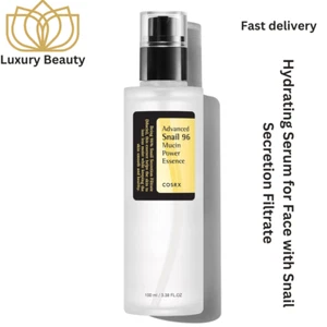 COSRX Snail Mucin 96% Power Repairing Hydrating Serum for Face Korean Skincare - Picture 1 of 7
