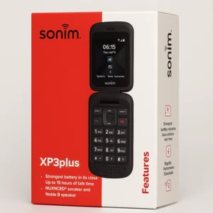 Brand New Sonim XP3+ XP3900 4G LTE 16GB Black Flip Rugged Phone (AT&T Unlocked) - Picture 1 of 3
