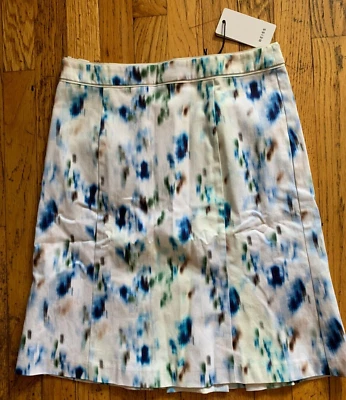 Falda Reiss Nelly Estampado Forrada Día Hasta la Rodilla - TALLA US 6 / UK 10 NUEVA CON ETIQUETAS Foto 1 de 4