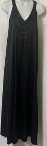 Jodifl Dress Womens S Black Leopard Print Halter Style Sexy Maxi Party A Line - Picture 1 of 16