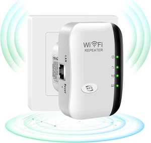WLAN Repeater 300Mbps Router Range WIFI Signal Verstärker Access Point Booster - Afbeelding 1 van 17