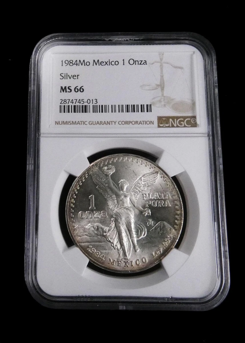 1984 Silver MS 66 Graded Mexican Coins for sale | eBay