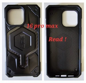 UAG Urban Armor Gear Monarch Pro Case Apple iPhone 16 Pro Max Black Carbon Fiber - Photo 1 sur 5