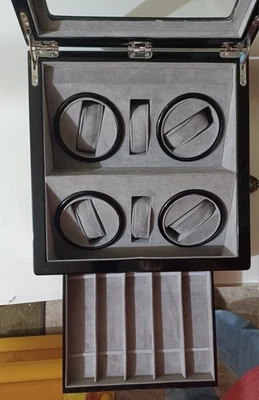 Tech Swiss 4 Watch Winder 4M-6A68 Fully Works Clean - Image 1 of 4
