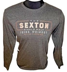 The Sexton Single Malt Irish Whiskey Maglietta Manica Lunga Uomo L Scheletro - Foto 1 di 6