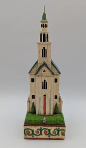 Jim Shore Church of Bennington 0000307 Christmas Figurine 2004 - Picture 1 of 11
