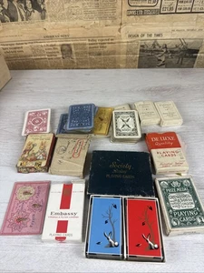 Vintage Large Mixed Bundle Of Playing Cards Games Rare Unique Collectibles - Picture 1 of 6