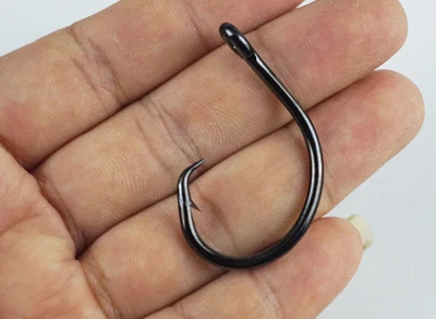 20Pcs Circle Hooks Strong Deepsea Fishing Saltwater Inline Circle Hooks 1#~12/0# - image 1 of 4
