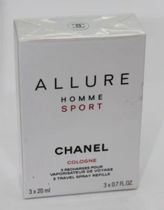 ChanelAllure Homme Sport Cologne 3 mal 20 ml Eau de Cologne Spray Recharges OVP - Bild 1 von 1