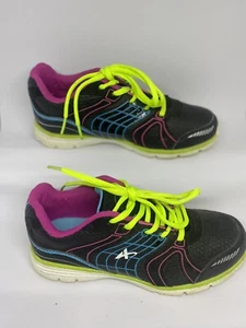 Women Athletech Willow 2 Black/Pink/Blue/Green Tennis Athletic Shoes 7M - Picture 1 of 10