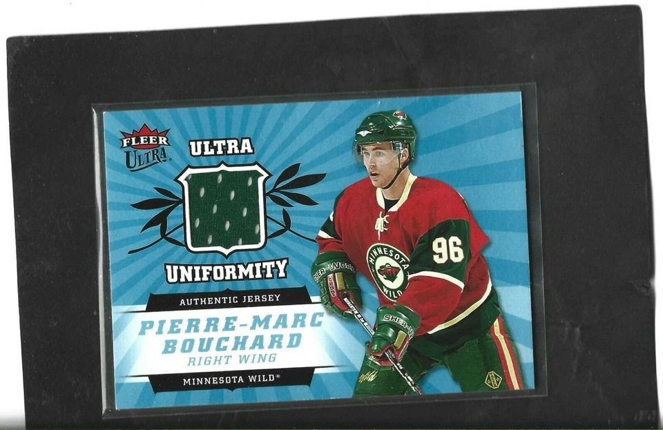 2006 Fleer Ultra Uniformity  NHL  # U-PB Pierre-Marc Bouchard - Image 1 of 2