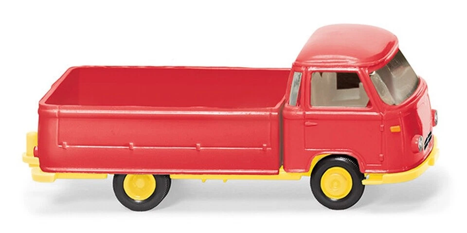 WIKING - Camion 4x2 rosso e giallo con pianale - 1/87 - WIK027004 - Immagine 1 di 1