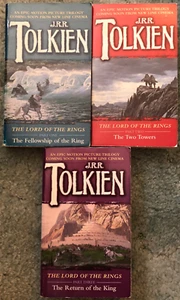 Lord of the Rings Trilogy, JRR Tolkien, Del Rey paperback editions - Picture 1 of 4