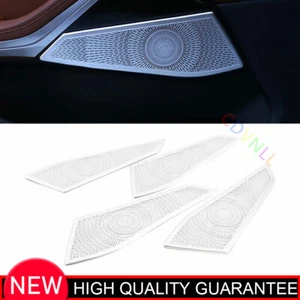 Inner Door Speaker Ring Horn Cover Trim Fit For BMW X5 G05 19-22 Silver Aluminum - Imagen 1 de 7